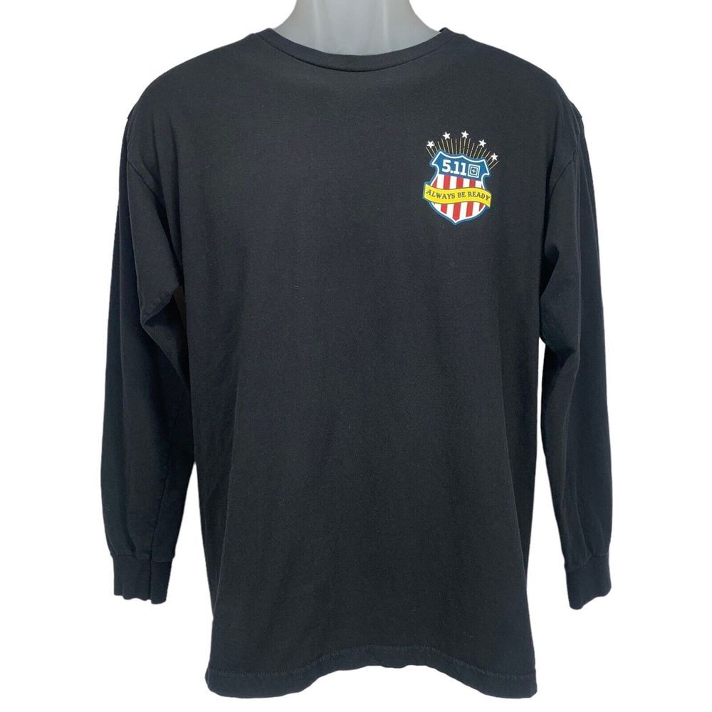5.11 Tactical Long Sleeve Crewneck Graphic T-shirt Mens Medium‎